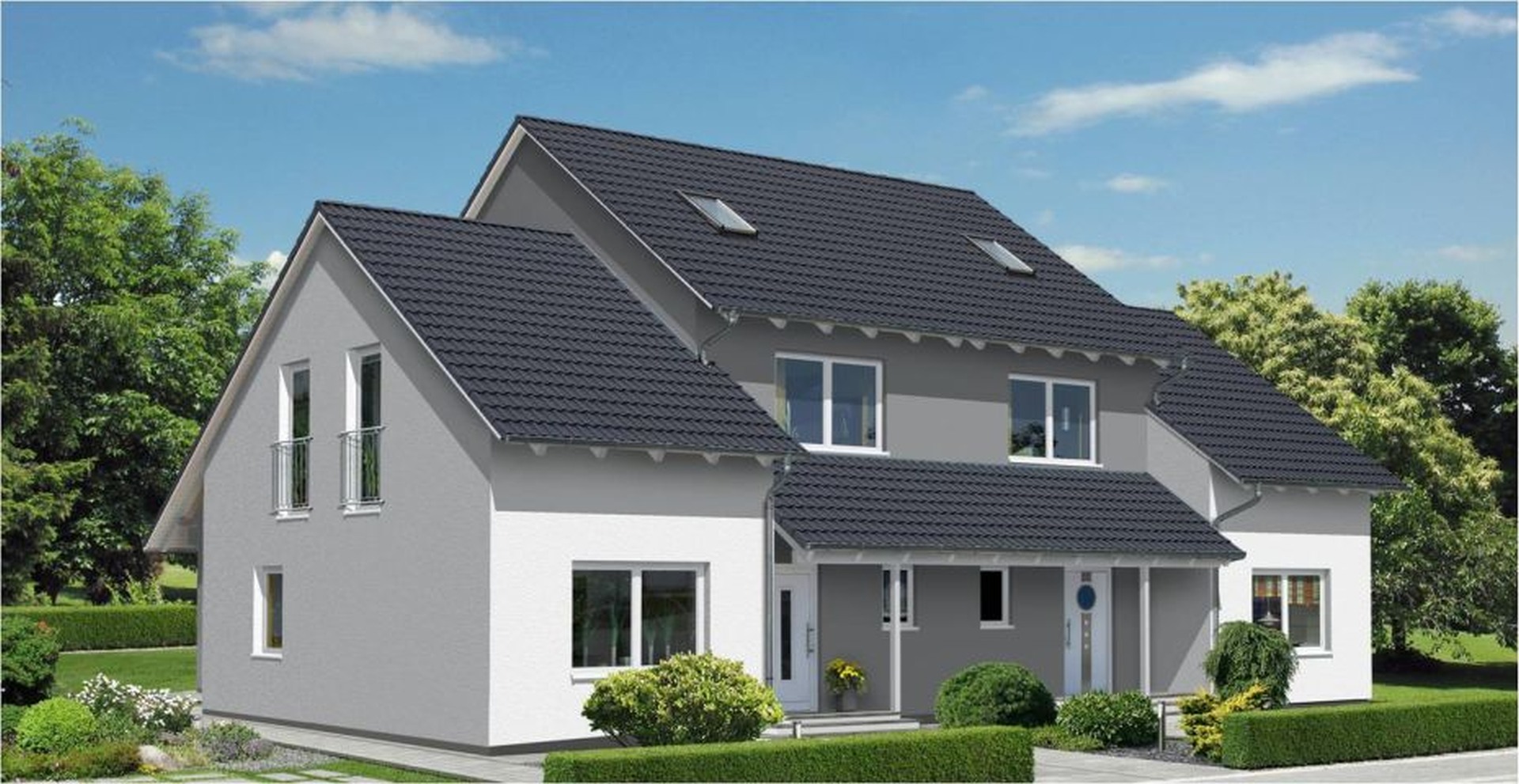 Beispielhaus 15.0 Ein Doppelhaus für zwei Familien