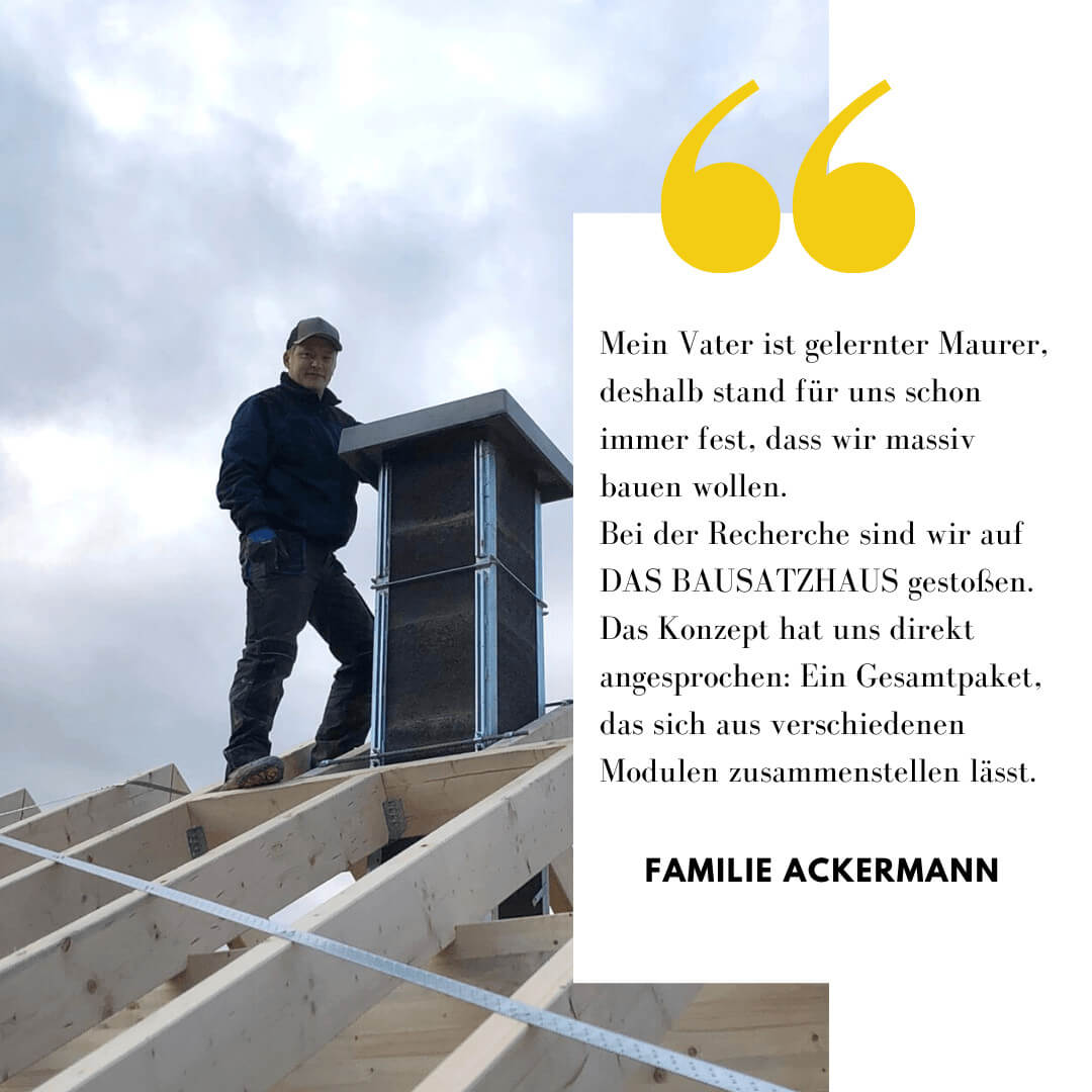 Hausbau Familie Ackermann
